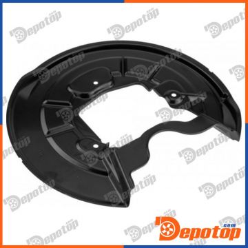 Déflecteur, disque de frein arrière gauche pour VW | HTO-VW-073, 57SKV754